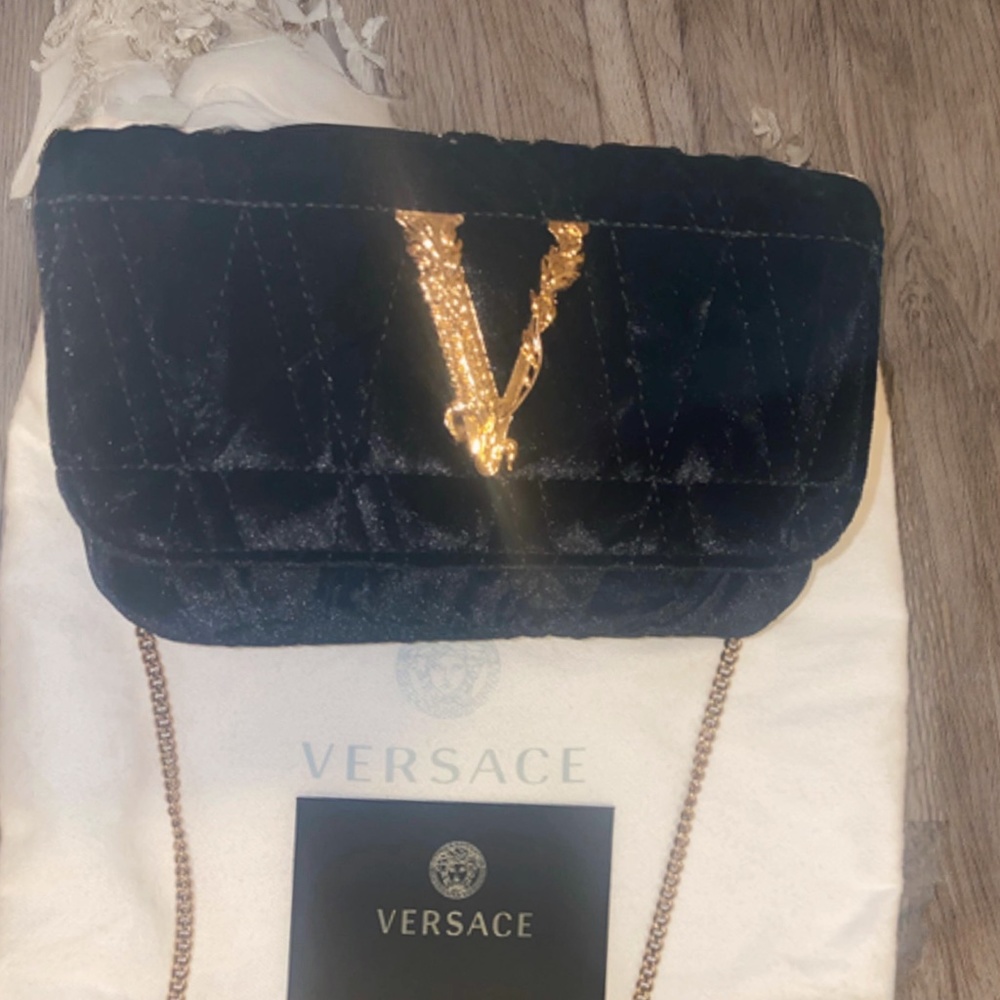 Versace Black Virtus Bag